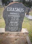 ERASMUS Andries Gerhardus 1912-1997 & Mirjam 1908-1997