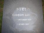 STEYN Gideon Brits 1920-1997