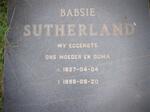 SUTHERLAND Babsie 1927-1996