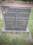 PLOOY Johannes Jacobus, du 1939-2016 & Catharina Christina 1945-1994