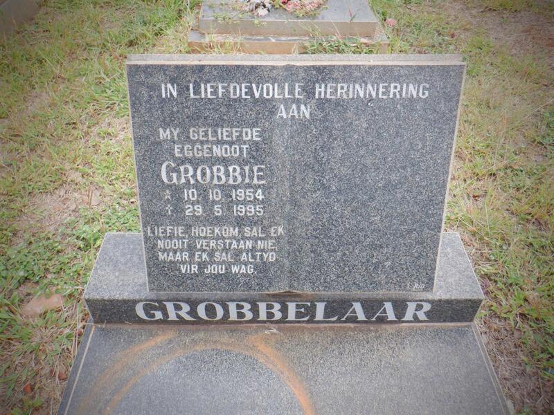 GROBBELAAR Grobbie 1954-1995