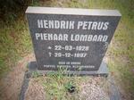 LOMBARD Hendrik Petrus Pienaar 1928-1997