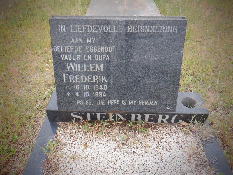 STEINBERG Willem Frederik 1940-1994