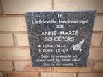 SCHEEPERS Anne-Marie 1954-2009