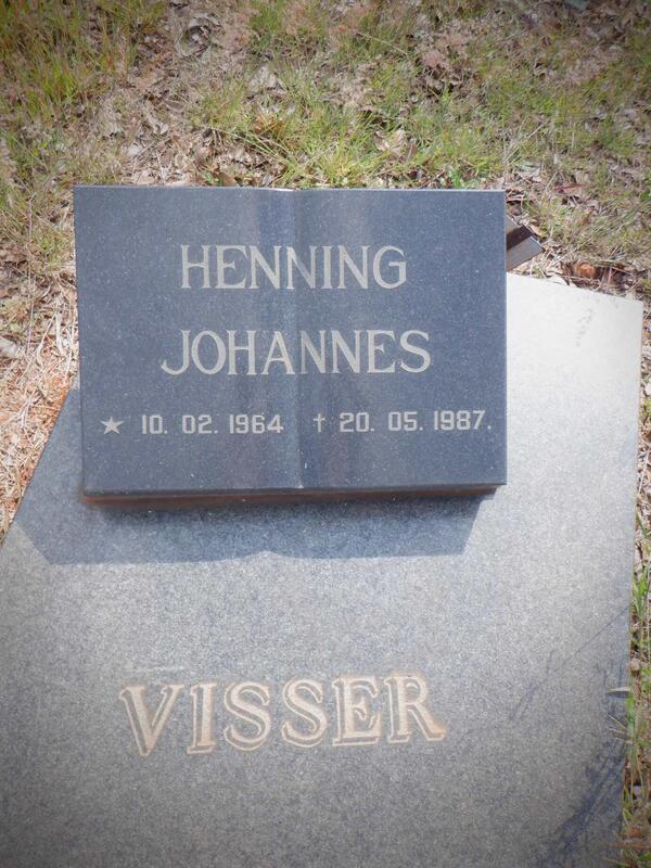 VISSER Henning Johannes 1964-1987
