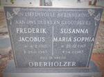 OBERHOLZER Frederik Jacobus 1913-1987 & Susanna Maria Sophia 1917-1987