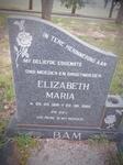 BAM Elizabeth Maria 1918-1986