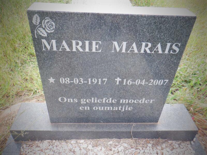 MARAIS Marie 1917-2007