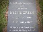 GREEN Nellie 1931-2007