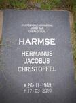 HARMSE Hermanus Jacobus Christoffel 1949-2010