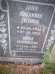 KAPP John Johannes Jacobus 1952-2013 & Heila Magdalena 1949-2013