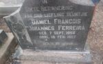 FERREIRA Daniel Francois Johannes 1956-1957