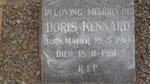 KENNARD Doris nee MAUER 1910-1961
