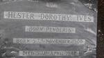 IVES Hester Dorothy nee PENDERIS 1909-1942