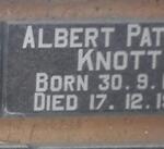 KNOTT Albert Patrick 1931-1980