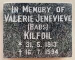 KILFOIL Valerie Jenevieve 1913-1994