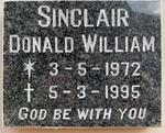 SINCLAIR Donald William 1972-1995