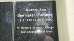 FALCONER Heather Ann, BOWMAKER 1938-2003