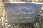 VUUREN Martha, van 1902-1985