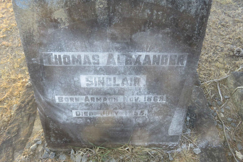 SINCLAIR Thomas Alexander 1869-1955