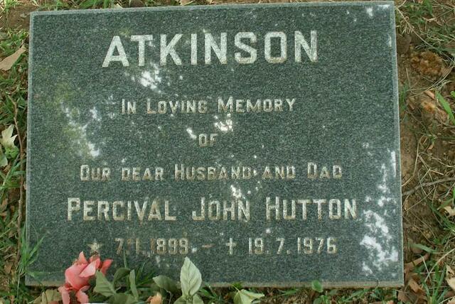 ATKINSON Percival John Hutton 1899-1976