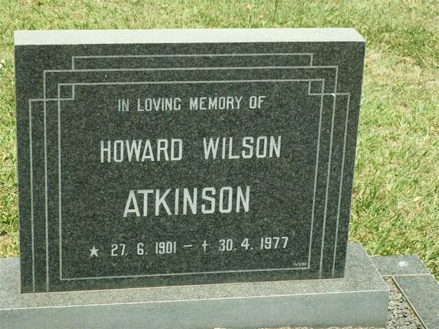 ATKINSON Howard Wilson 1901-1977
