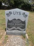 UYS Anna Susanna 1926-2011 