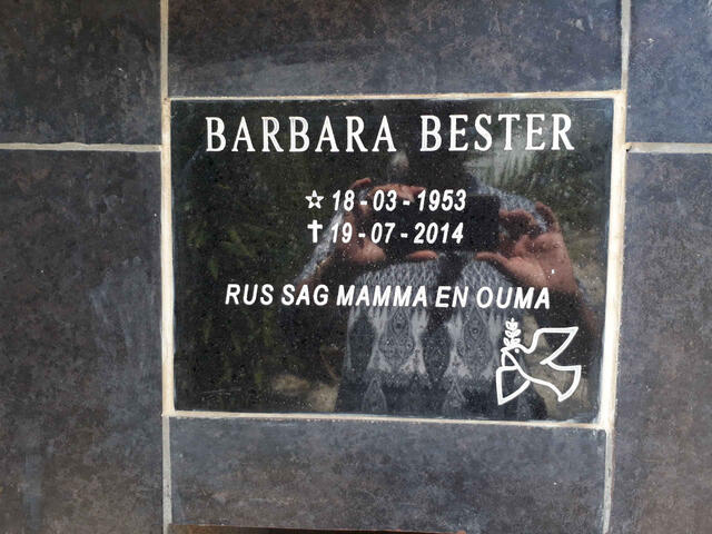 BESTER Barbara 1953-2014