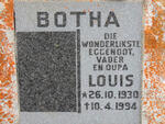 BOTHA Louis 1930-1994