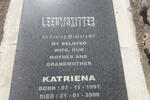 LEEUWSKITTER Katriena 1951-2008