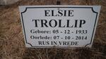 TROLLIP Elsie 1933-2014