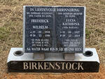 BIRKENSTOCK Frederick Wilhelm 1918-1996 & Lucia Kathrina VON BARGEN 1927-2019