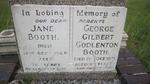 BOOTH George Gilbert Godlenton -1971 & Jane -1969