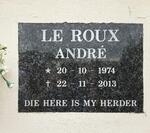 ROUX André, le 1974-2013