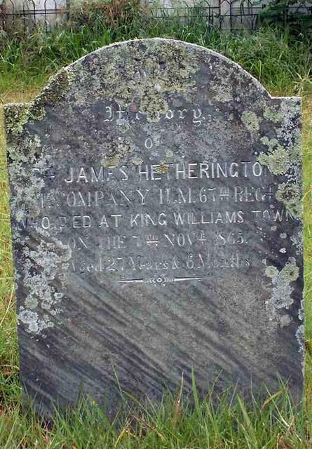 HETHERINGTON James  -1865