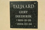 TALJAARD Gert Diederik 1925-2004