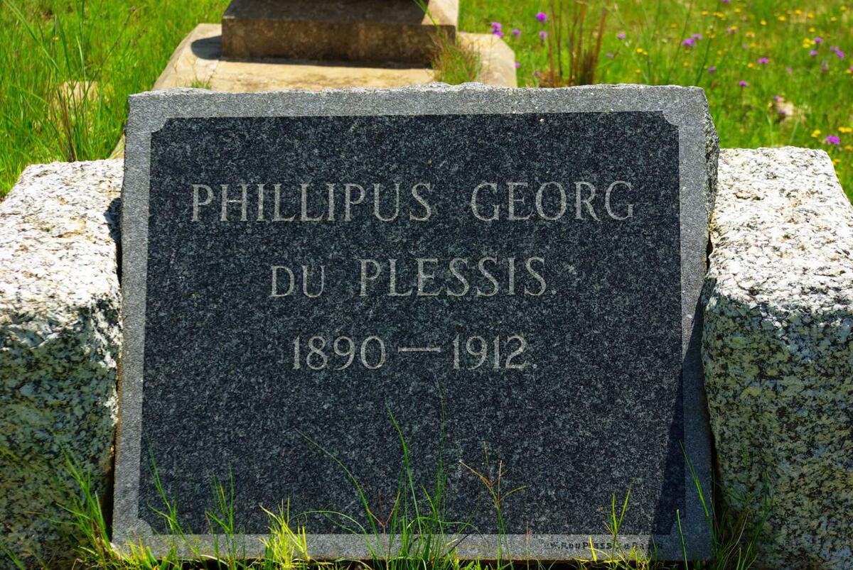 PLESSIS Phillipus Georg, du 1890-1912