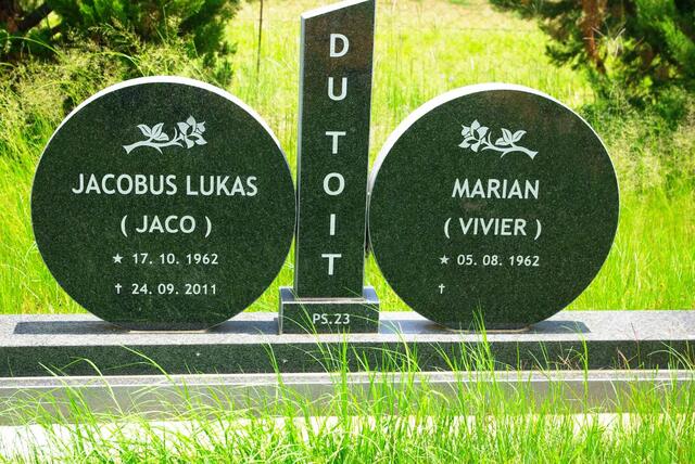 TOIT Jacobus Lukas, du 1962-2011 & Marian VIVIER 1962-
