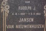 NIEUWENHUIZEN Rudolph J., Jansen van 1902-1955