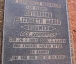 BOUWER Catharina Elizabeth Maria nee SCHEEPERS 1883-1959