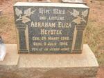 HEYSTEK Abraham Eliza 1946-1946