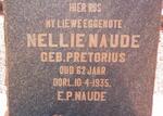 NAUDE Nellie nee PRETORIUS -1935