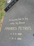 CRONJE Andries Petrus 1958-1989