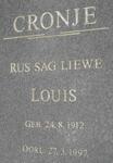 CRONJE Louis 1912-1997
