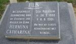 ELS Hermina Catharina 1932-2001