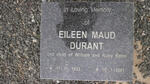 DURANT Eileen Maud nee BATES 1933-2001