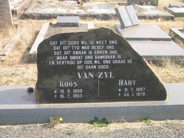 ZYL Koos, van 1889-1953 & Baby 1897-1979