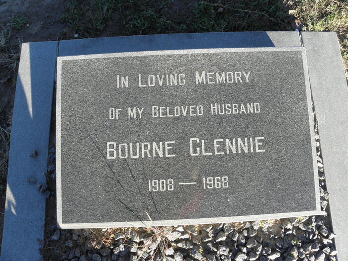GLENNIE Bourne 1908-1968
