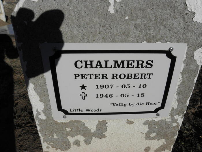 CHALMERS Peter Robert 1907-1946