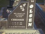 OLSEN Chrissie 1933-2006